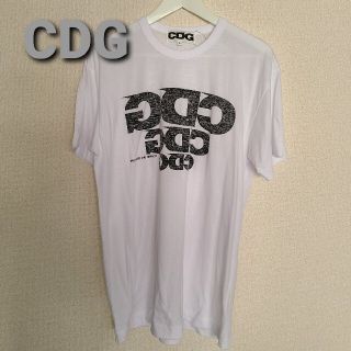 コムデギャルソン(COMME des GARCONS)のCDGシーディージー反転ロゴプリントTシャツsizeXL(Tシャツ/カットソー(半袖/袖なし))