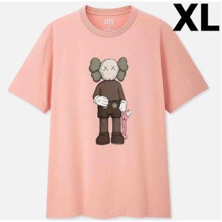 ユニクロ(UNIQLO)の【ユニクロ】カウズ Tシャツ限定商品ピンク★kaws完売(Tシャツ/カットソー(半袖/袖なし))