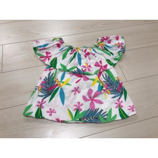 ザラキッズ(ZARA KIDS)のZARAKIDS オフショルダー トップス(Tシャツ/カットソー)