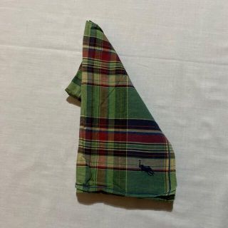 ポロラルフローレン(POLO RALPH LAUREN)のラルフローレン　ハンカチ　チェック　中古品　#902(ハンカチ/ポケットチーフ)