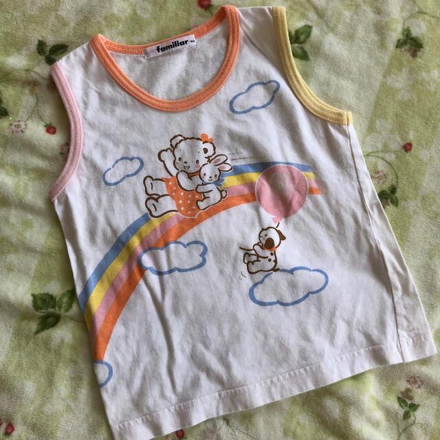 familiar(ファミリア)のファミリア　タンクトップ　90cm キッズ/ベビー/マタニティのキッズ服女の子用(90cm~)(Tシャツ/カットソー)の商品写真