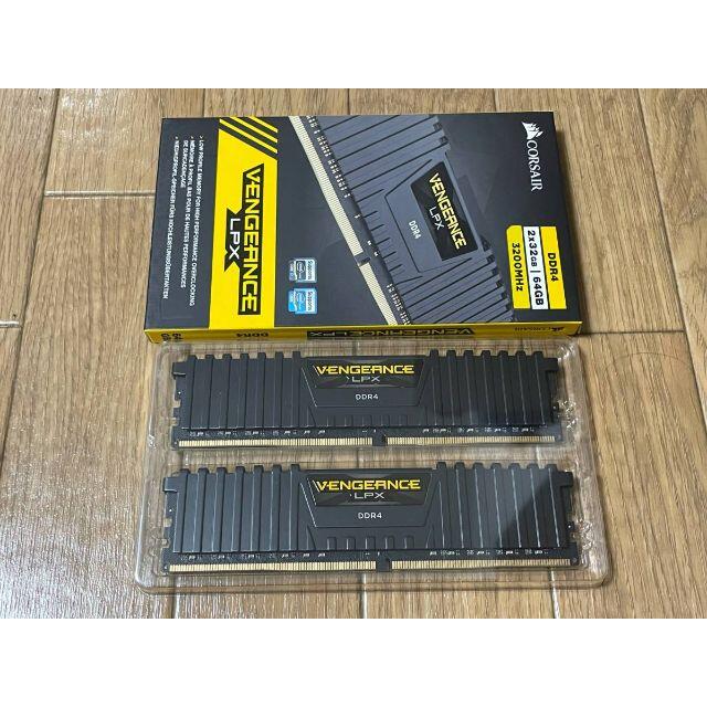 Corsair  CMK64GX4M2E3200C1　DDR4 PC4-2560PC/タブレット