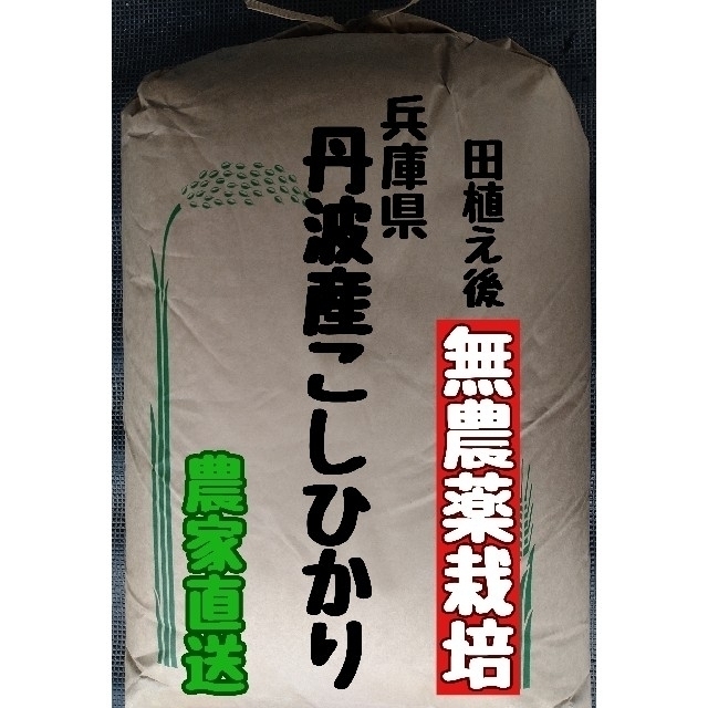 兵庫県丹波産こしひかり5分づき9㎏×2(令和元年産)　米/穀物