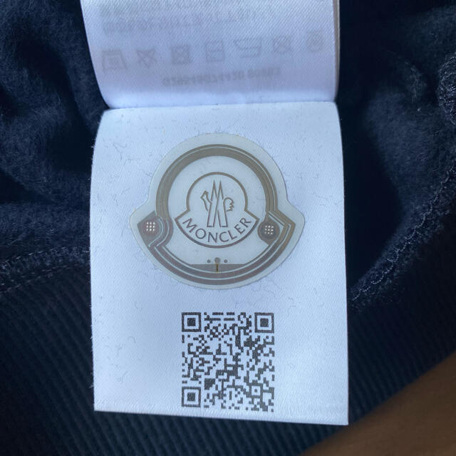 新品】MONCLER モンクレール ロゴ スウェット ネイビー 14A 新品】MONCLER モンクレール ロゴ スウェット ネイビー 14A