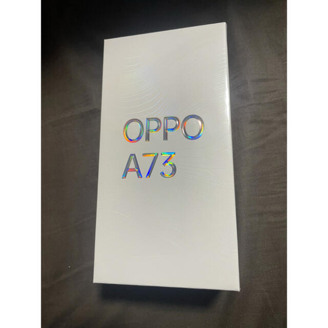 OPPO(オッポ)のOPPO A73 ネービーブルー SIMフリー 保証書付き おまけ付き スマホ/家電/カメラのスマートフォン/携帯電話(スマートフォン本体)の商品写真