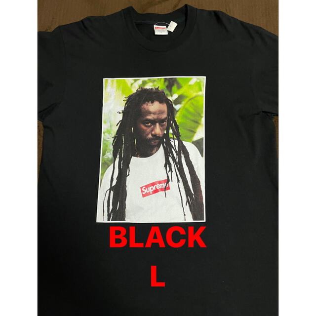 supreme Buju Banton Tee Grey グレー Mサイズ