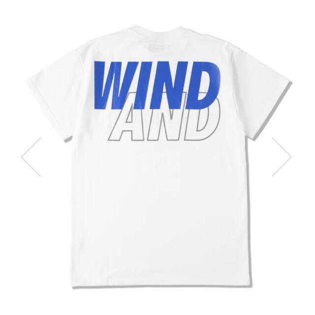 SEA(シー)のSEA S/S T-SHIRT WHITE-BLUE M サイズ メンズのトップス(Tシャツ/カットソー(半袖/袖なし))の商品写真