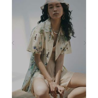 アメリヴィンテージ(Ameri VINTAGE)のMEDI MALAGA OVER SHIRT Mサイズ　新品未使用品(Tシャツ(半袖/袖なし))