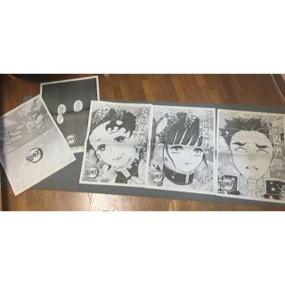 鬼滅の刃　読売新聞　5枚セット(キャラクターグッズ)