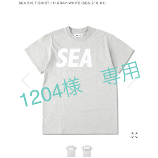 シー(SEA)のSEA S/S T-SHIRT / H.GRAY-WHITE (Tシャツ/カットソー(半袖/袖なし))