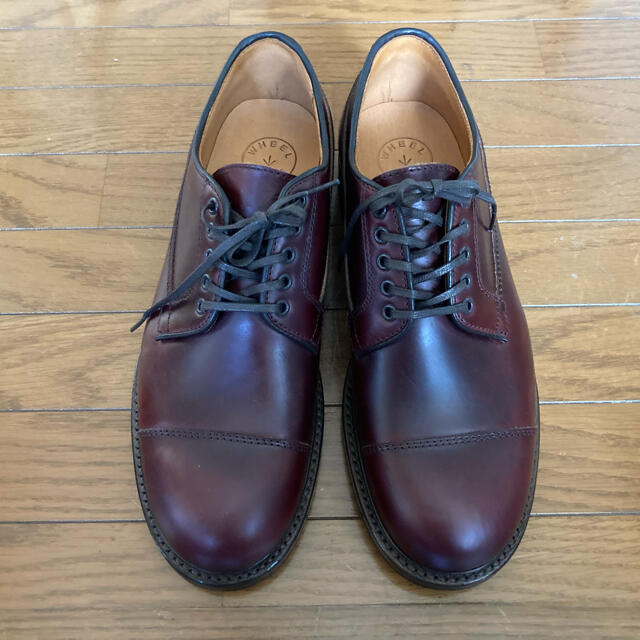 WHEEL ROBE STRAIGHT TIP OXFORD BURGUNDY