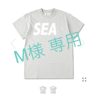 シー(SEA)のSEA S/S T-SHIRT / H.GRAY-WHITE(Tシャツ/カットソー(半袖/袖なし))