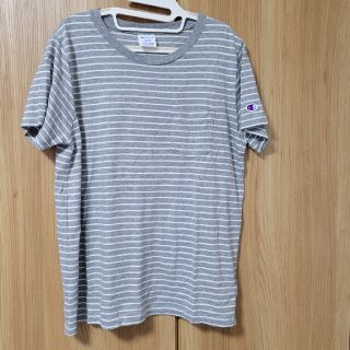 チャンピオン(Champion)の美品　チャンピオン　ボーダー　Tシャツ(Tシャツ(半袖/袖なし))