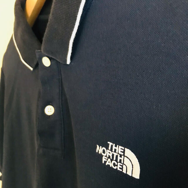 THE NORTH FACE(ザノースフェイス)のTHE NORTH FACE ポロシャツ　ネイビー　Mサイズ メンズのトップス(ポロシャツ)の商品写真