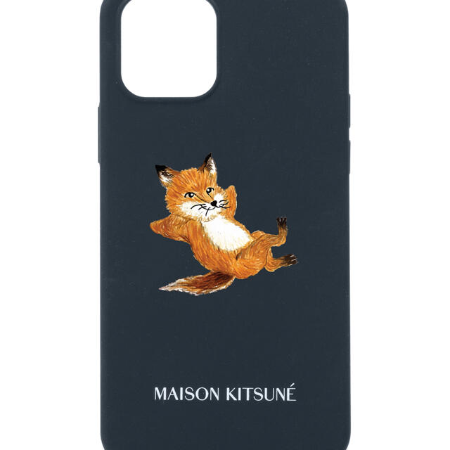 MAISON KITSUNE'(メゾンキツネ)のメゾンキツネ Chillax Fox iPhone12/12Pro (ブラック) スマホ/家電/カメラのスマホアクセサリー(iPhoneケース)の商品写真