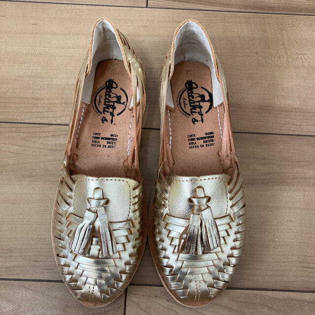 メキシコ産　フラットシューズ レディースの靴/シューズ(ハイヒール/パンプス)の商品写真