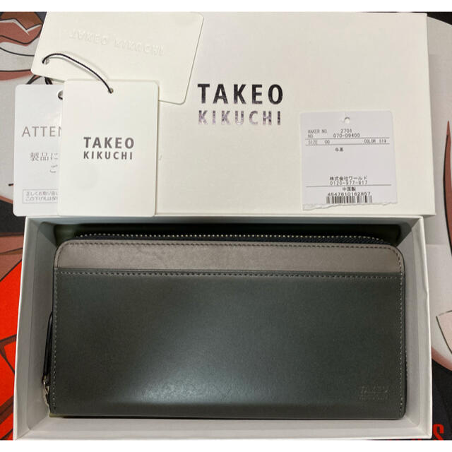 TAKEO KIKUCHI(タケオキクチ)のタケオキクチ　メンズ　長財布　財布　新品　未使用 メンズのファッション小物(長財布)の商品写真