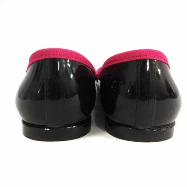 repetto(レペット)のレペット バレエシューズ レインシューズ リボン 39 24.5cm 黒 ピンク レディースの靴/シューズ(その他)の商品写真