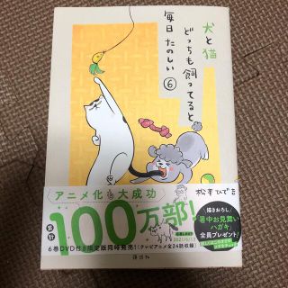 コウダンシャ(講談社)の【美品】犬と猫どっちも飼ってると毎日たのしい 6(その他)