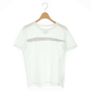 エムエムシックス(MM6)のエムエムシックス MM6 15AW ラメプリント Tシャツ S 白 ホワイト(Tシャツ(半袖/袖なし))