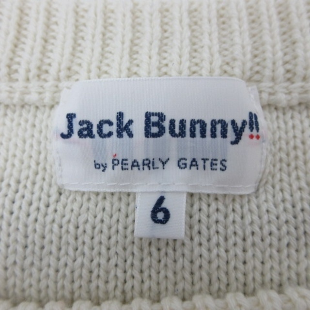 PEARLY GATES(パーリーゲイツ)のパーリーゲイツ ジャックバニー ケーブル ニット セーター 6 XL メンズのトップス(ニット/セーター)の商品写真