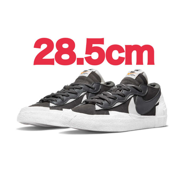 sacai(サカイ)のNIKE sacai Blazer Low black 28.5 US10.5 メンズの靴/シューズ(スニーカー)の商品写真