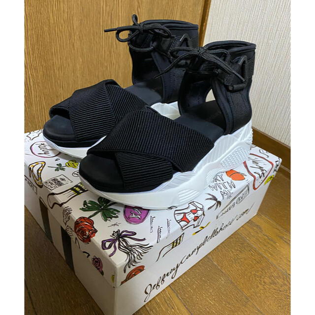 JEFFREY CAMPBELL(ジェフリーキャンベル)のJeffrey Campbellレースアップスポーティーサンダル　38 レディースの靴/シューズ(サンダル)の商品写真