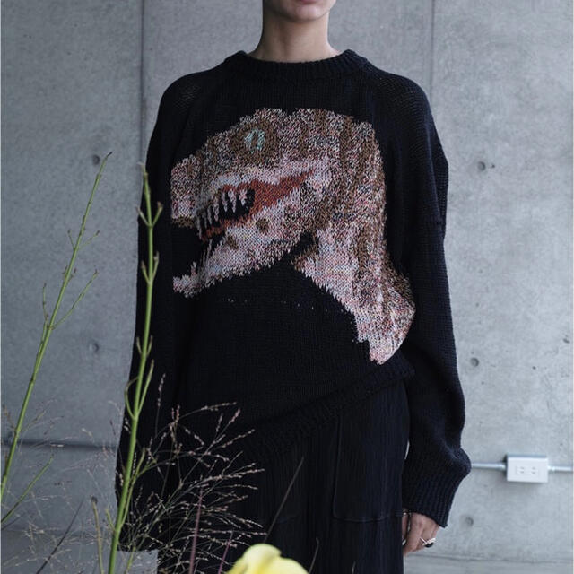 PHOTOCOPIEU(フォトコピュー) / 2021SS DINO KNIT66cm身幅