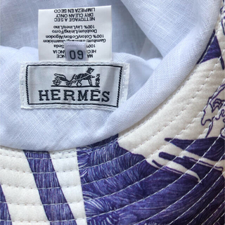 エルメス(Hermes)の美品【HERMES エルメス】 バケット ハット 帽子 サイズ60(ハット)