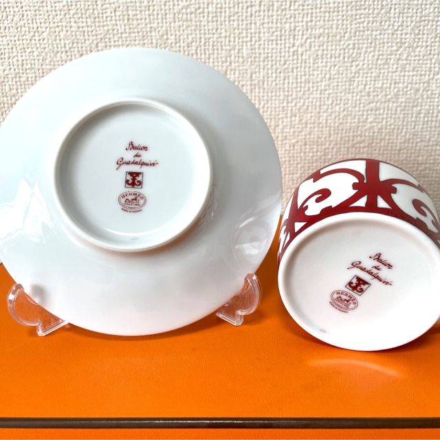 【新品 ギフト包装】エルメス ガダルキヴィール ティーカップ ソーサー