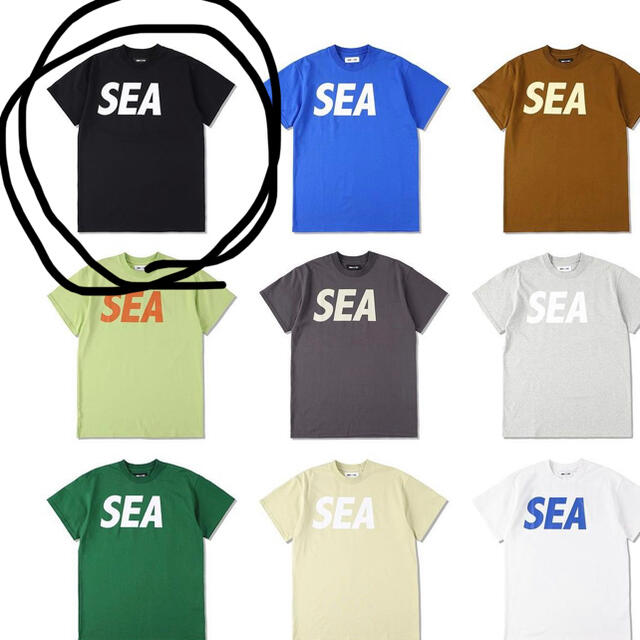 WIND AND SEA ウィンダンシー　ロゴ　Tシャツ メンズのトップス(Tシャツ/カットソー(半袖/袖なし))の商品写真