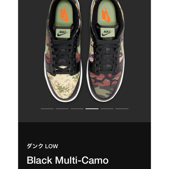DUNK LOW Black Multi Camo 1