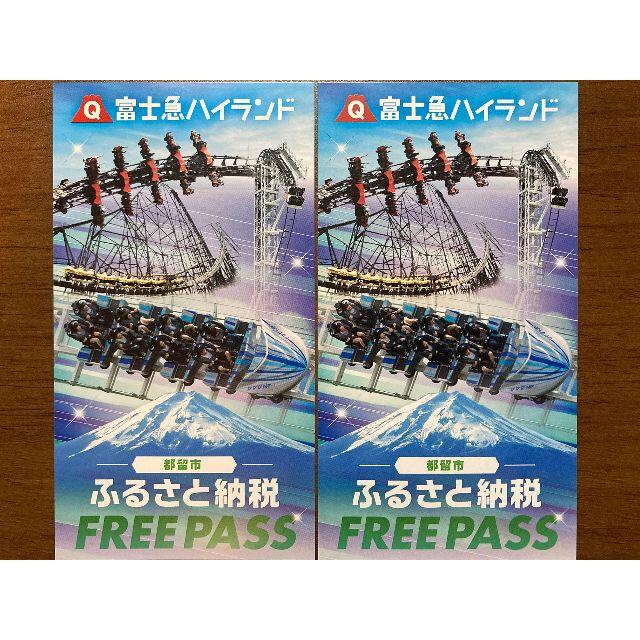 富士急ハイランド　フリーパス2枚