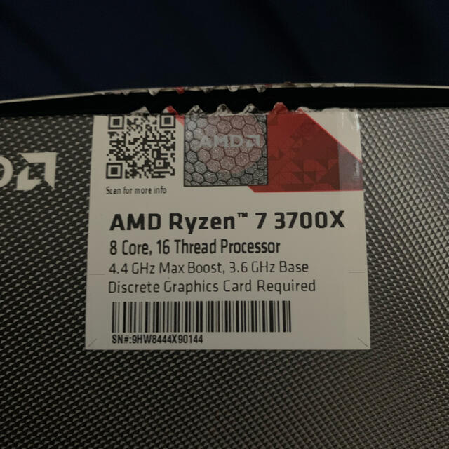 ゲーミングPC工房@LP31専用　AMD Ryzen 7 3700X スマホ/家電/カメラのPC/タブレット(PCパーツ)の商品写真