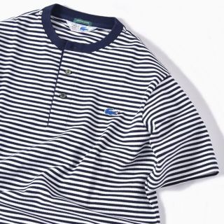 ラコステ(LACOSTE)のLACOSTE×SHIPS 別注 カノコ ヘンリーネック Tシャツ(Tシャツ/カットソー(半袖/袖なし))