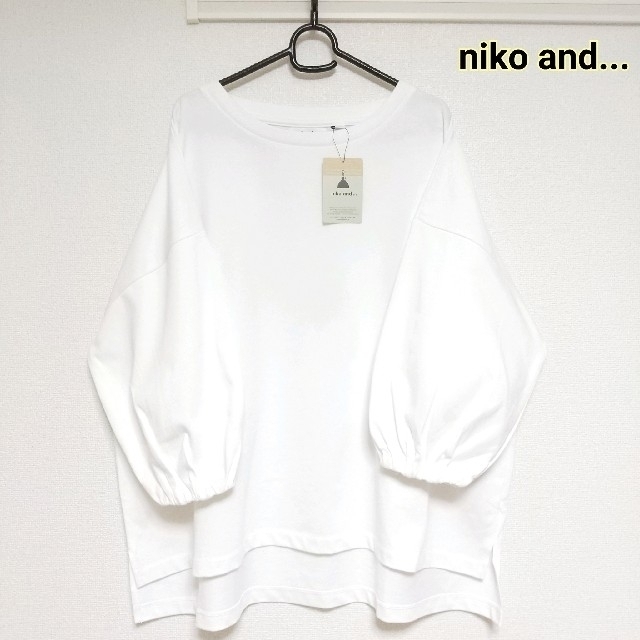 niko and... ★新品タグ付★ ボリュームパフ袖プルオーバー
