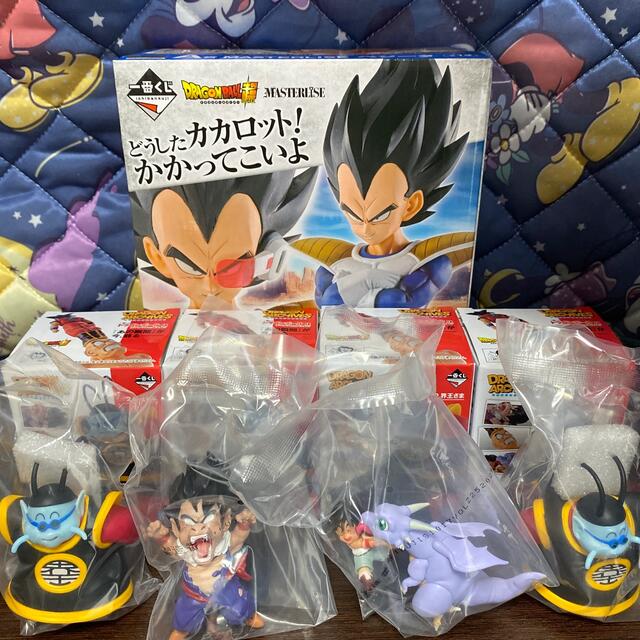 大特価‼︎ ドラゴンボール 一番くじ A賞 ベジータ   F賞 アーカイブス4個