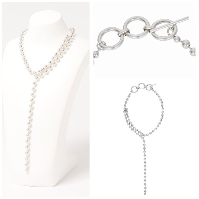 Ameri VINTAGE(アメリヴィンテージ)のAmeri BALL CHAIN ONE ROUND NECKLACE レディースのアクセサリー(ネックレス)の商品写真