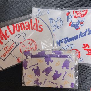 マクドナルド(マクドナルド)のBIG SMILE BAG（タオル、バッグ、ポーチ）(ノベルティグッズ)