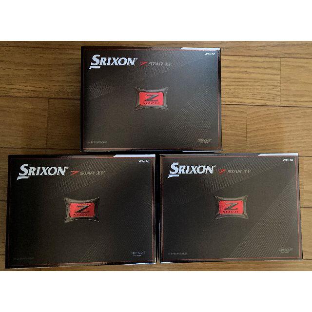 ダンロップ Srixon Z STAR XV ホワイト 3ダースセット ダンロップ Srixon Z STAR XV ホワイト 3ダースセット