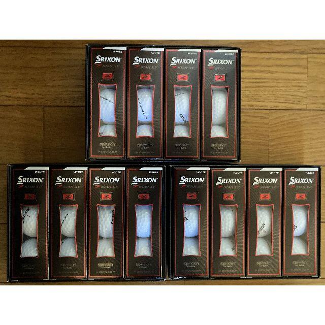 ダンロップ Srixon Z STAR XV ホワイト 3ダースセット ダンロップ Srixon Z STAR XV ホワイト 3ダースセット