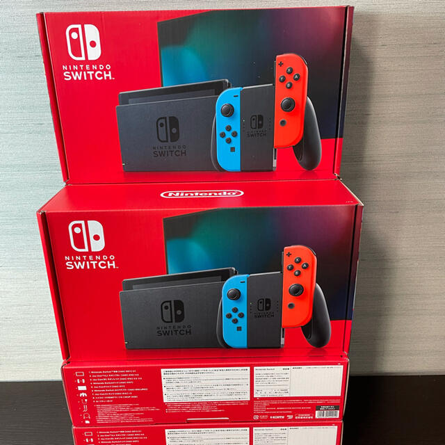 サイズ交換OK 新品未開封 ニンテンドースイッチ 5台セット 送料