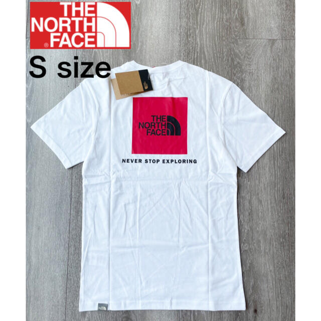 THE NORTH FACE(ザノースフェイス)のザ ノースフェイス Tシャツ レッドボックス Tシャツ　半袖　ホワイト新品 S メンズのトップス(Tシャツ/カットソー(半袖/袖なし))の商品写真