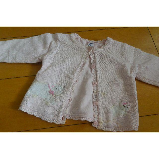 babyGAP(ベビーギャップ)のBabyGAP☆ロンパースカーディガンつなぎ夏服6点セット☆女の子70-80cm キッズ/ベビー/マタニティのベビー服(~85cm)(シャツ/カットソー)の商品写真