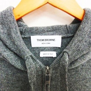 THOM BROWNE - トムブラウン 4BAR ジップアップ カシミア ...