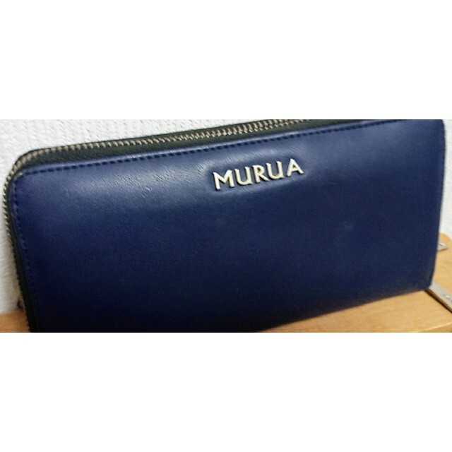 MURUAムルーア　長財布ネイビー レディースのファッション小物(財布)の商品写真