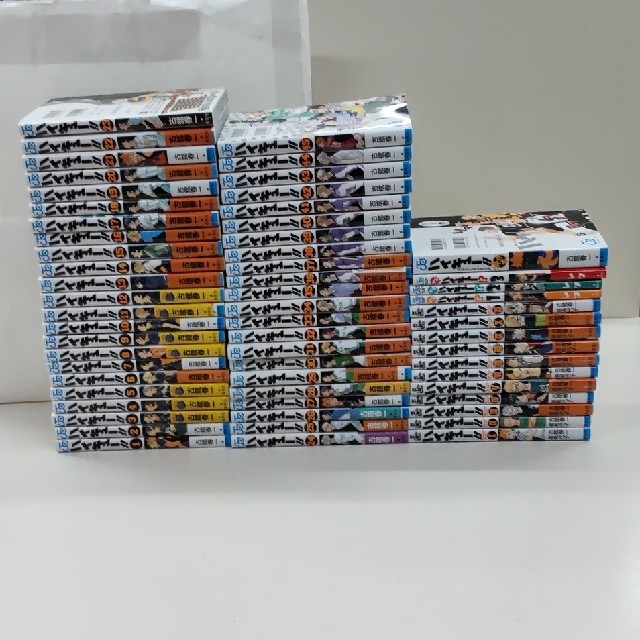 程度良好中古マンガ ハイキュー 全巻セット 1 45巻プラス関連本 の通販 By おかまや S Shop ラクマ 程度良好中古マンガ ハイキュー 全巻セット 1 45巻プラス関連本 の通販 By おかまや S Shop ラクマ