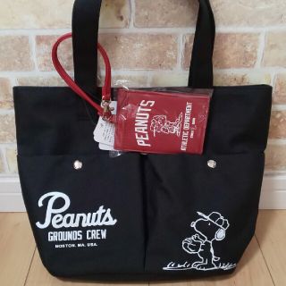 ピーナッツ(PEANUTS)のスヌーピー　ピーナッツ　トートバッグ　ミニトート　パスケース(トートバッグ)