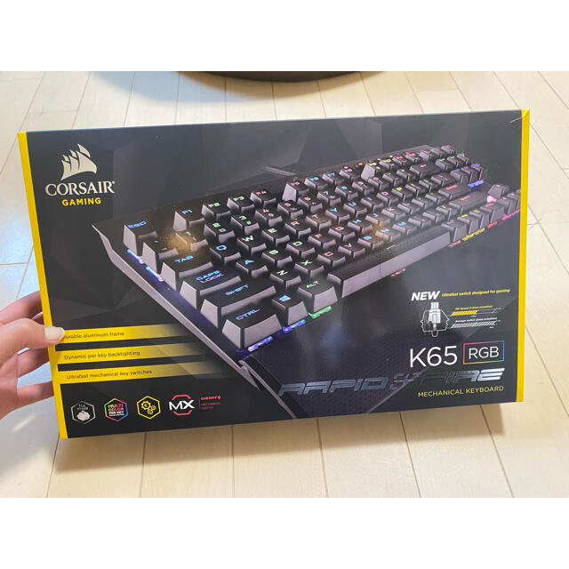 コルセア キーボード K65 ゲーミングキーボード CORSAIR