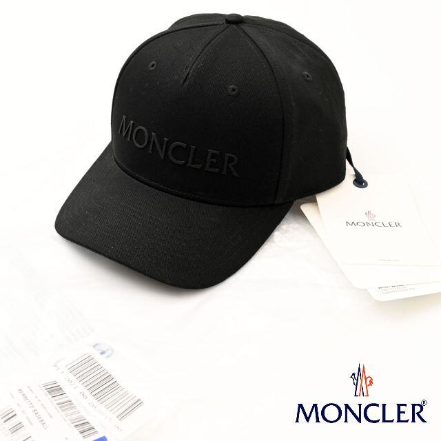 新品 100％本物 正規品 MONCLER 2021AW キャップブラック